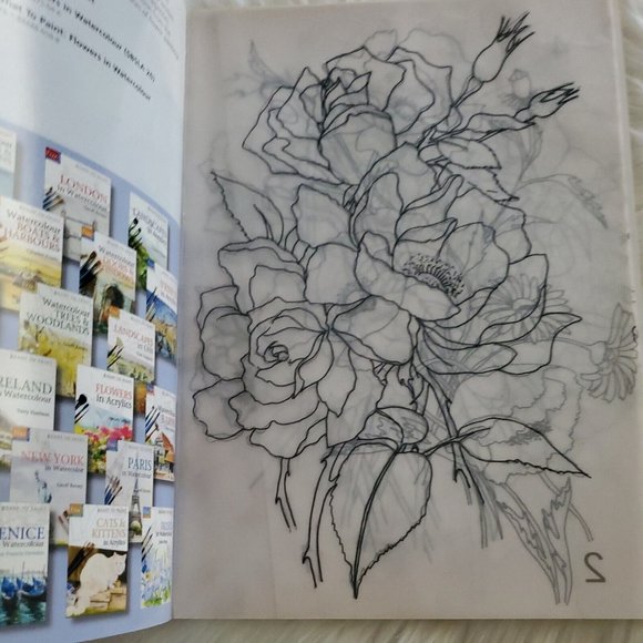 Ready to Paint Series: Ready to Paint Watercolour Flowers by Wendy Tait (2008) - Picture 4 of 11